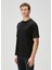 Siyah Logo Nakışlı T-Shirt 3