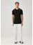 Beyaz Beli Kordonlu Pantolon 1