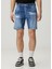 Marine Mavi Denim Bermuda 2