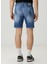 Marine Mavi Denim Bermuda 3