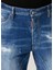 Marine Mavi Denim Bermuda 4