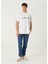 Oversize Fit Archetype Beyaz Logolu T-Shirt 2