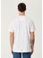 Oversize Fit Archetype Beyaz Logolu T-Shirt 4