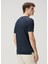 Lacivert Keten T-Shirt 4