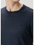 Lacivert Keten T-Shirt 5