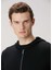Siyah Kapüşonlu Yün Sweatshirt 5