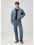 Mavi Logo Nakışlı Denim Ceket 2