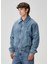 Mavi Logo Nakışlı Denim Ceket 4
