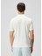 Beyaz Polo Yaka Keten T-Shirt 4