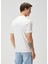 Gri Logo Nakışlı T-Shirt 4