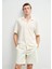Dayton Casual Ekru Jean Şort 0410093-90390 2