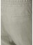Taupe Beli Kordonlu Keten Pantolon 5