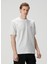 Gri Logo Detaylı T-Shirt 3