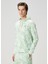 Beyaz Yeşil Karışık Desenli Sweatshirt 3