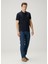 Lacivert Polo Yaka Organik Pamuk T-Shirt 2