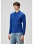 Mavi Polo Yaka Uzun Kollu T-Shirt 3