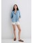 Verna Off White 90LAR Jean Şort 1410059-90443 2