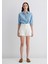 Verna Off White 90LAR Jean Şort 1410059-90443 3