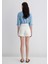 Verna Off White 90LAR Jean Şort 1410059-90443 4