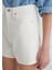 Verna Off White 90LAR Jean Şort 1410059-90443 5