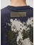 Loose Fit Lacivert Kamuflaj Desen Detaylı T-Shirt 6