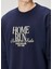 Regular Fit Home Run Artwork Lacivert Sweatshirt 5