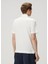 Beyaz Polo Yaka Keten T-Shirt 4