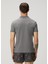 Koyu Gri Polo Yaka Ahtapot Nakışlı T-Shirt 4