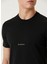 Siyah Logo Detaylı T-Shirt 5