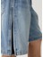 Mavi Fermuar Detaylı Denim Şort 6