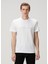 Beyaz Logo Nakışlı T-Shirt 1