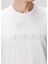 Beyaz Logo Nakışlı T-Shirt 5