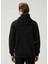 Siyah Kapüşonlu Logo Detaylı Sweatshirt 4