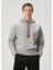 Gri Kapüşonlu Sweatshirt 1