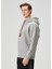 Gri Kapüşonlu Sweatshirt 3