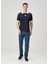 Lacivert Organik Pamuk T-Shirt 2