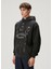 Siyah Kapüşonlu Sweatshirt 3