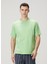 Relaxed Fit Yeşil Basic T-Shirt 1