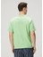 Relaxed Fit Yeşil Basic T-Shirt 4