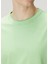 Relaxed Fit Yeşil Basic T-Shirt 5