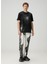 Regular Fit Universe And Star Siyah T-Shirt 2
