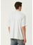Beyaz Logo Baskılı T-Shirt 4