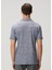 Mavi Polo Yaka Yün Karışımlı Keten T-Shirt 4