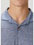 Mavi Polo Yaka Yün Karışımlı Keten T-Shirt 5