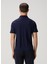 Lacivert Polo Yaka Yün T-Shirt 4