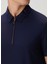 Lacivert Polo Yaka Yün T-Shirt 5