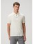Beyaz Polo Yaka Yün T-Shirt 1