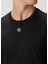 Siyah Logo Detaylı Uzun Kollu T-Shirt 5