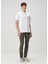 Beyaz Logo Detaylı T-Shirt 2