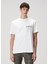 Beyaz Logo Detaylı T-Shirt 3